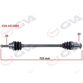 Komple Aks Sağ Renault 9/11 1.4 725Mm 85-00