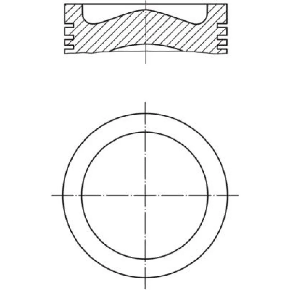 Motor Piston Segman 0.50 P207-P208-P2008-P206 T3E -Ds3-C3 Iii-Fiesta 1.4Hdi 8V Dv4C/euro5 73.7Mm 87-838407-02