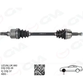 KOMPLE AKS ÖN SOL PSA 3008 1.6 BlueHDI A-T 16-