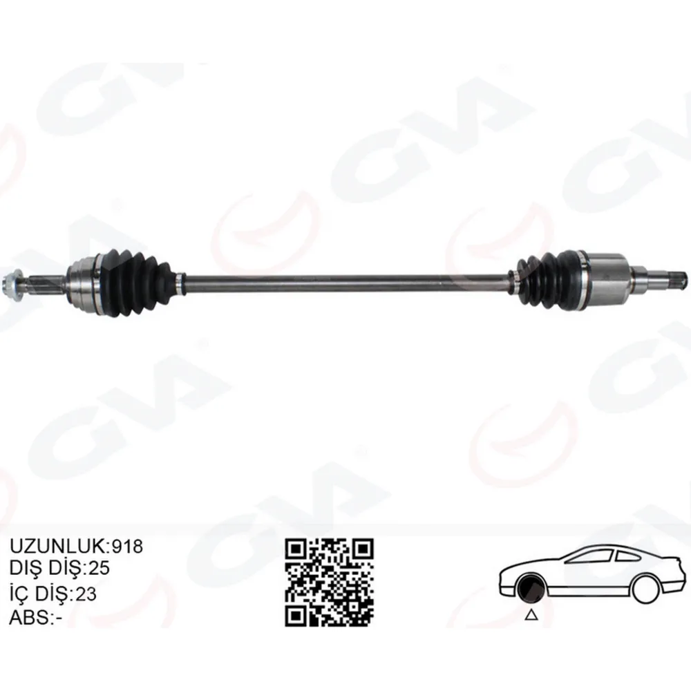ÖN AKS KOMPLE SAĞ FORD YENI COURIER 17 1.5-1.6 TDCI -1.0 ECOBOOST
