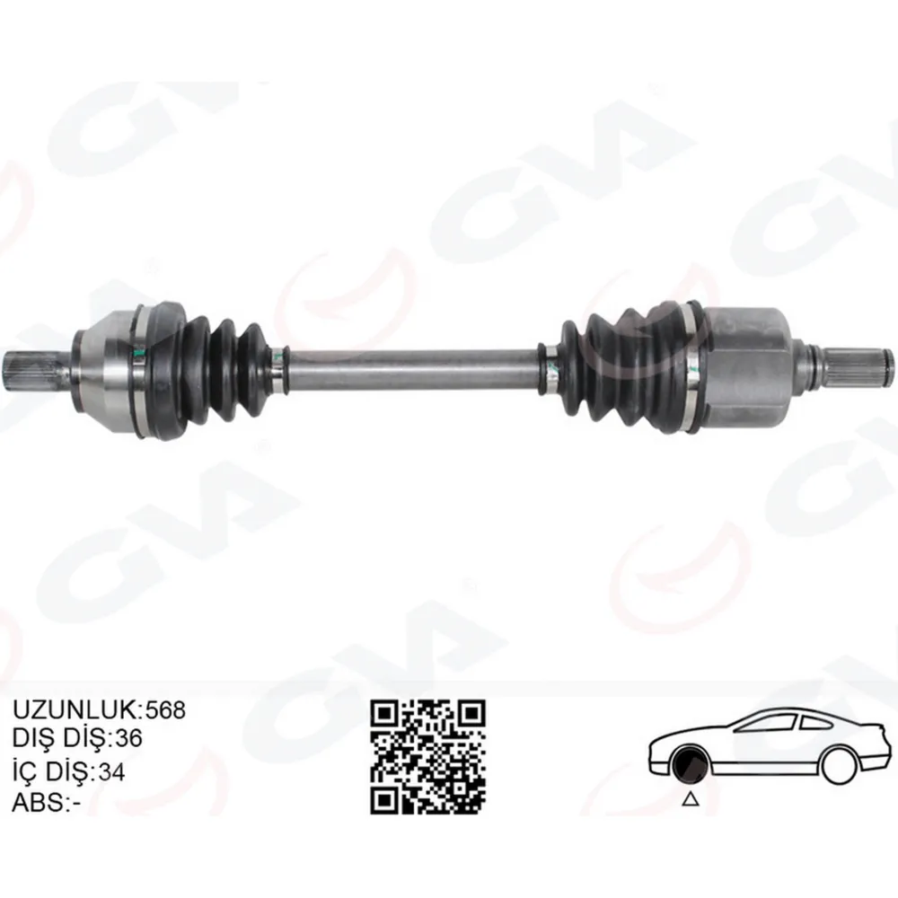 ÖN AKS KOMPLE SOL FOCUS II 04 09 1.6 TDCI CVT OTOM. DIZEL