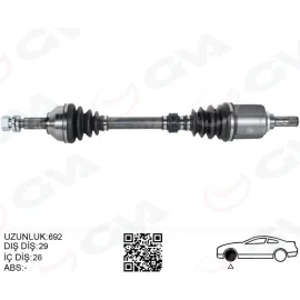 KOMPLE AKS SOL NISSAN QASHQAI 1.5L K9K J10 06-13 MANUEL VİTES