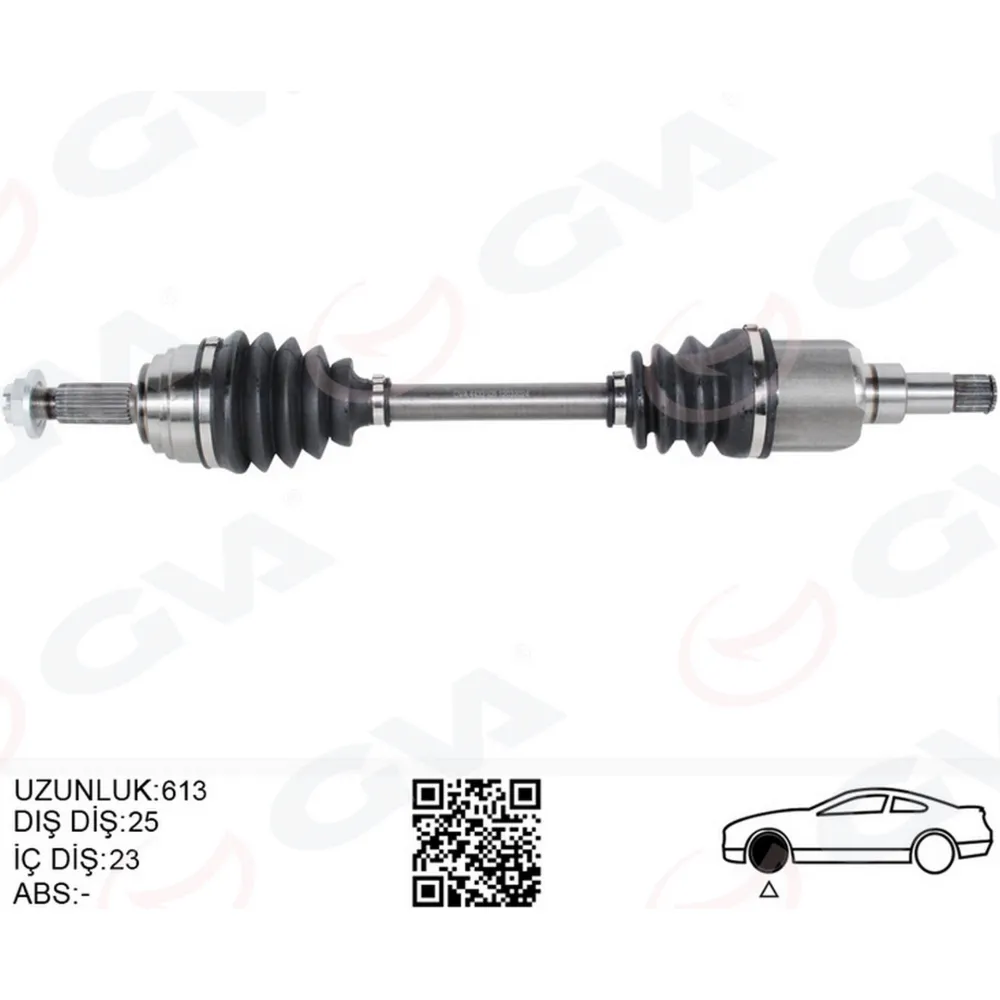 ÖN AKS KOMPLE SOL FORD YENI COURIER 17 1.5-1.6 TDCI -1.0 ECOBOOST