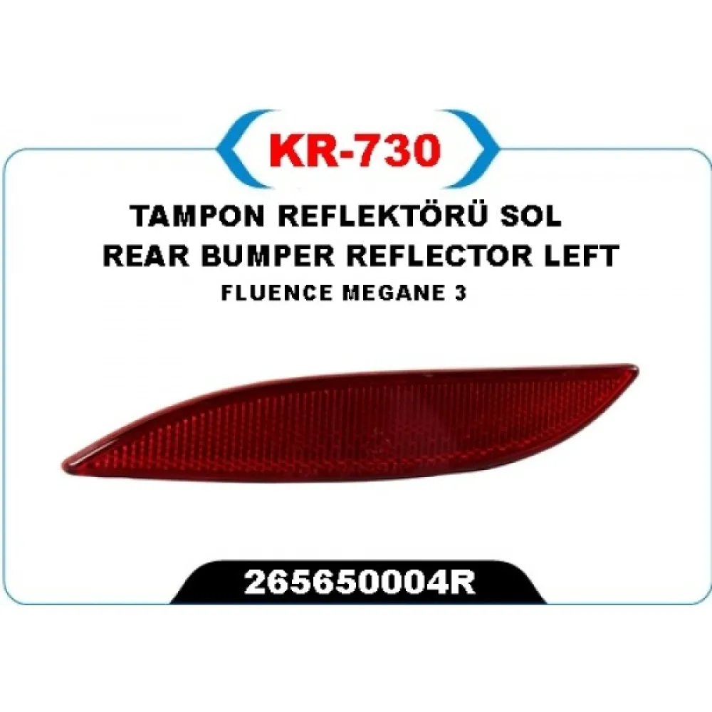 Tampon Reflektörü Sol Fluence-Megane 3