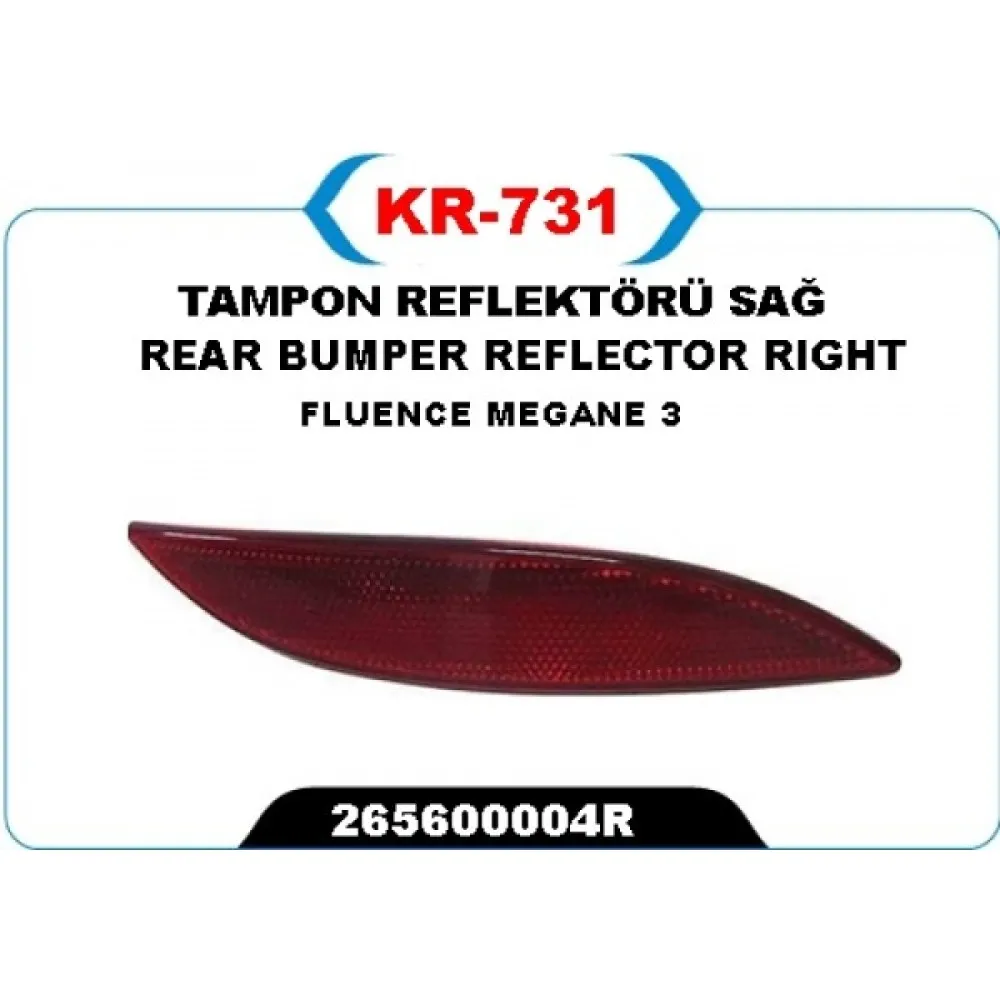 Tampon Reflektörü Sağ Fluence-Megane 3