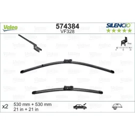 Valeo Silencio X-TRM Flat Blade VM328 X2 530 530 mm SKODA FABIA 2