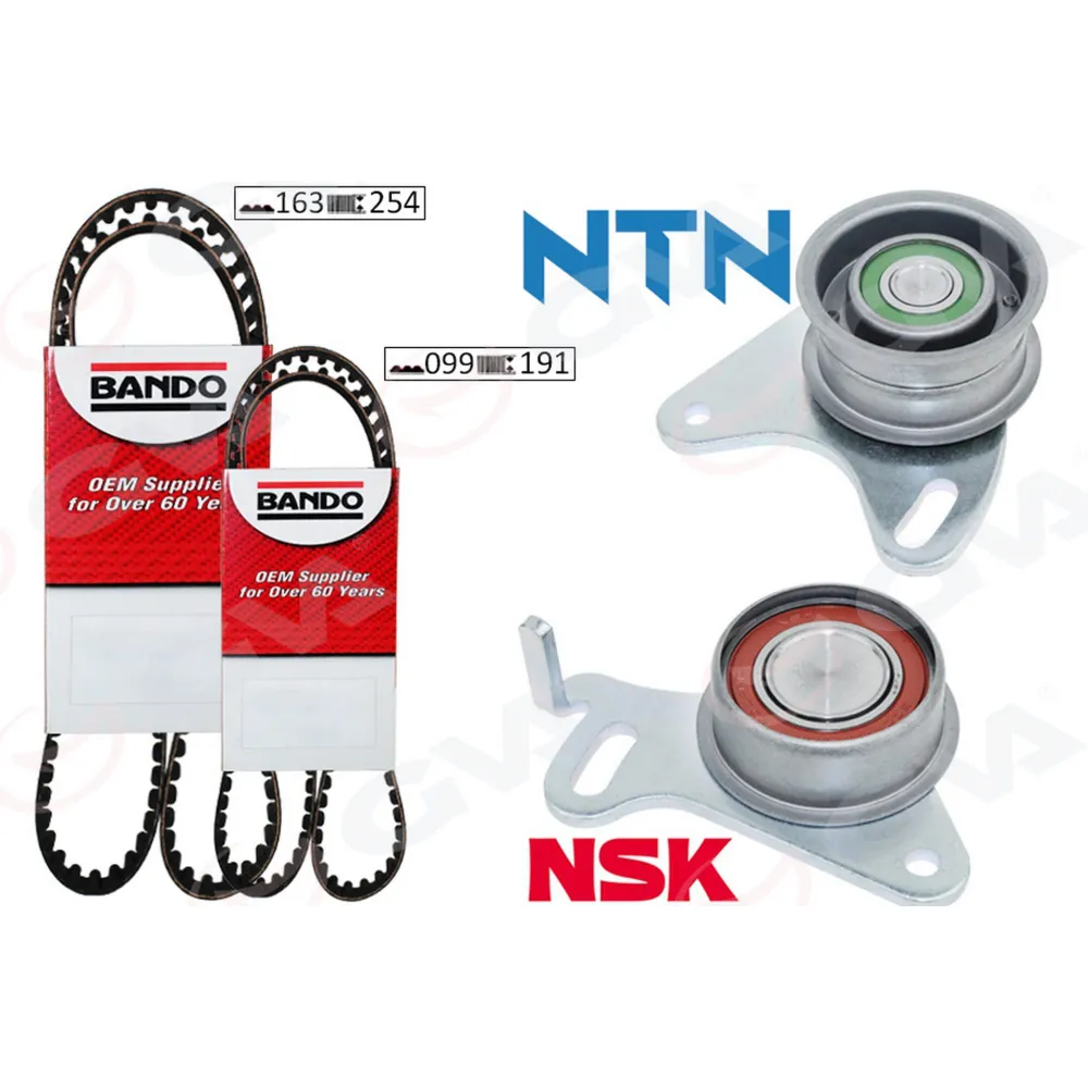 TRİGER KAYIŞ SETİ EKSANTRİK SETİ HYUNDAI H100. STAREX 2.5L D4BB D4BF 97- / KIA K2500 2.5L D4BH 0 3- / MITSUBISHI L300. L200 2.5L 4D56 K64T K74T 96-07 / PAJERO 2.5L 4D56 94- 2 KAYIŞ 2 RULMAN