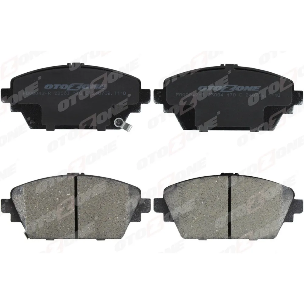 ÖN FREN BALATA NISSAN PRIMERA 1.6L 2.0L QG16 QR20 P12 03- aşınma ikaz kontağı mevcut - şimli