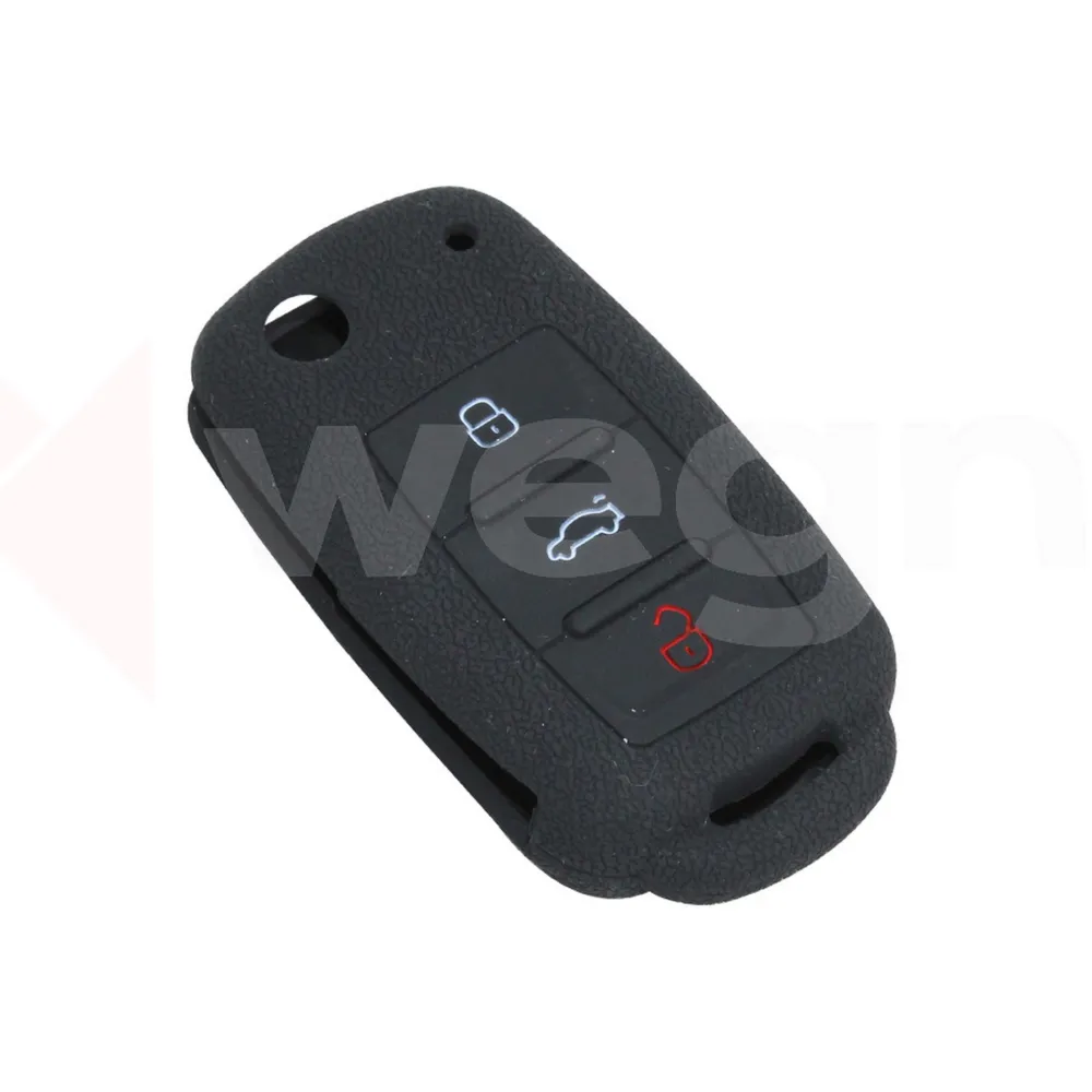 KONTAK ANAHTAR KUMANDA KORUYUCU KILIF SİLİKON SİYAH VW CADDY-JETTA-POLO-GOLF 6-SEAT LEON
