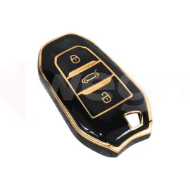 KONTAK ANAHTAR KUMANDA KORUYUCU KILIF TPU SİLİKON SİYAH CITROEN C5 AIRCROSS-C3-C4-C-ELYSEE