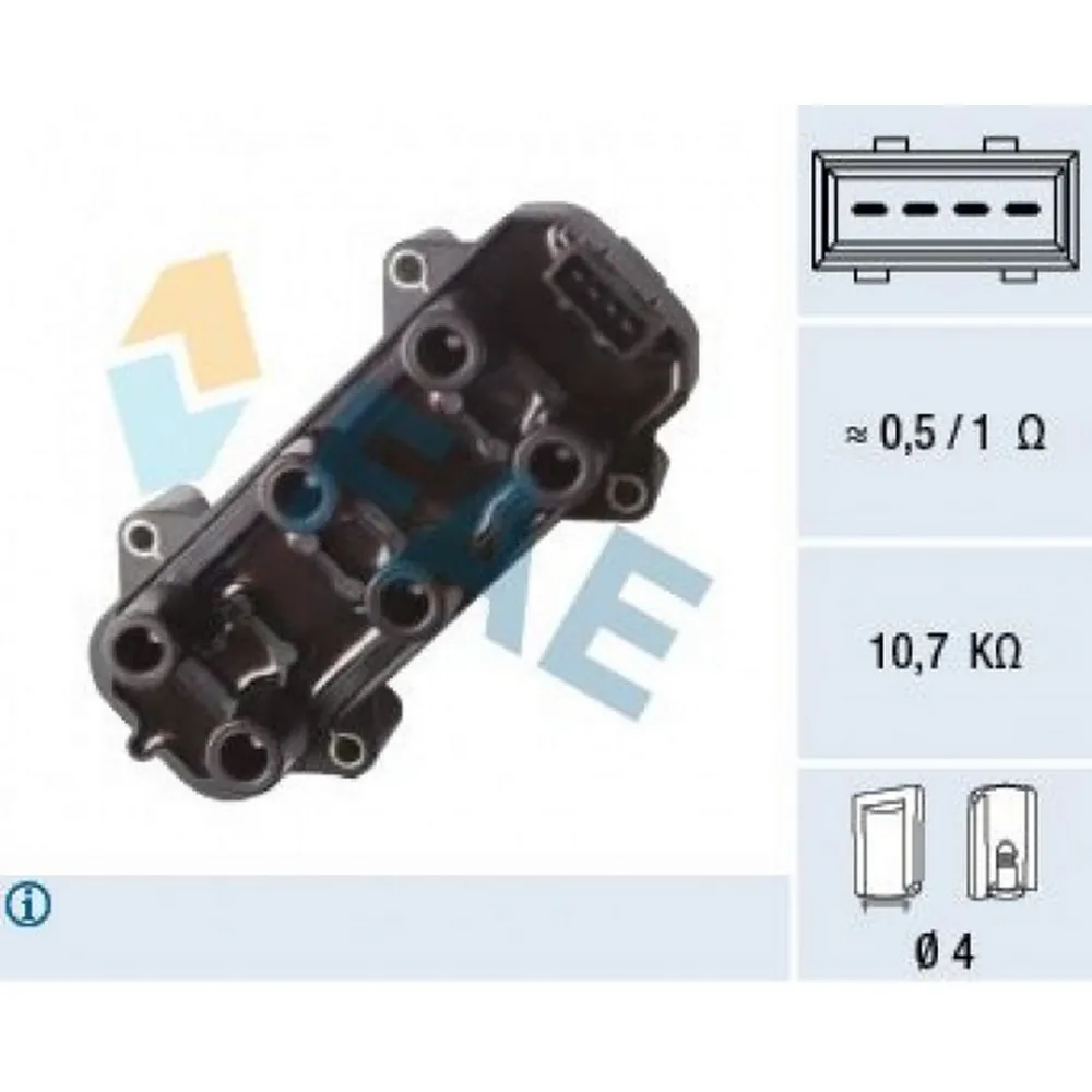 ATEŞLEME BOBİNİ VECTRA B 2.5 V6 1995-2000 OMEGA B 2.5 - 3.0 V6 1995-2001