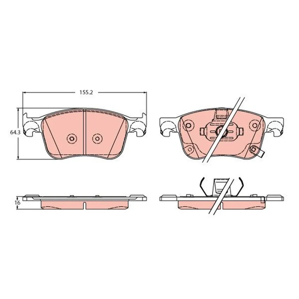 ÖN BALATA FOCUS IV 2018 KUGA 2019 PUMA 2020