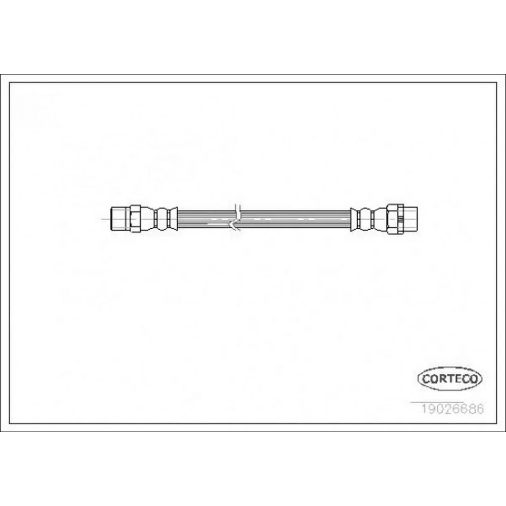 FREN HORTUMU ARKA BMW E36 93>00