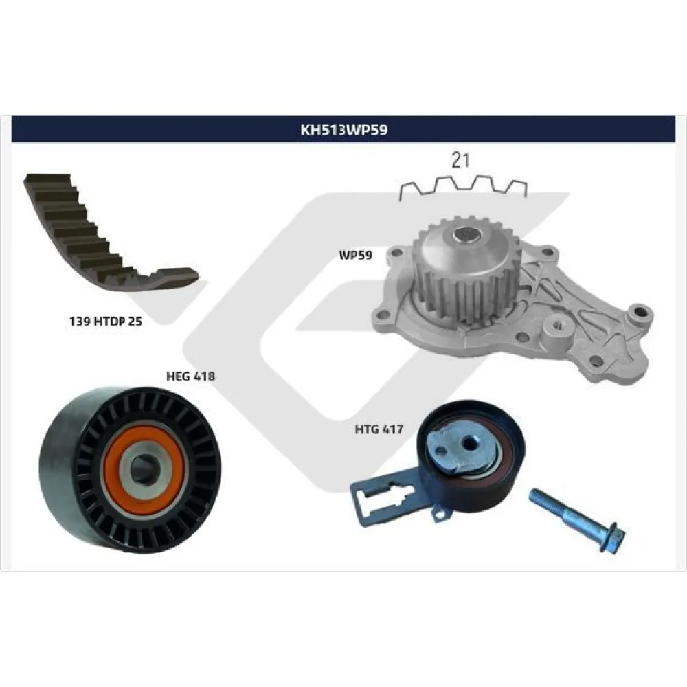 Eksantrik Gergi Kiti Devirdaim P206-P207-P307-P2008-C1-C2-C3 I Ii Ii C3 Pluriel Xsara Ii 1.4 Hdi D V4Td Fiesta 1.4 Tdci 1609417380-2S6Q8591Ba