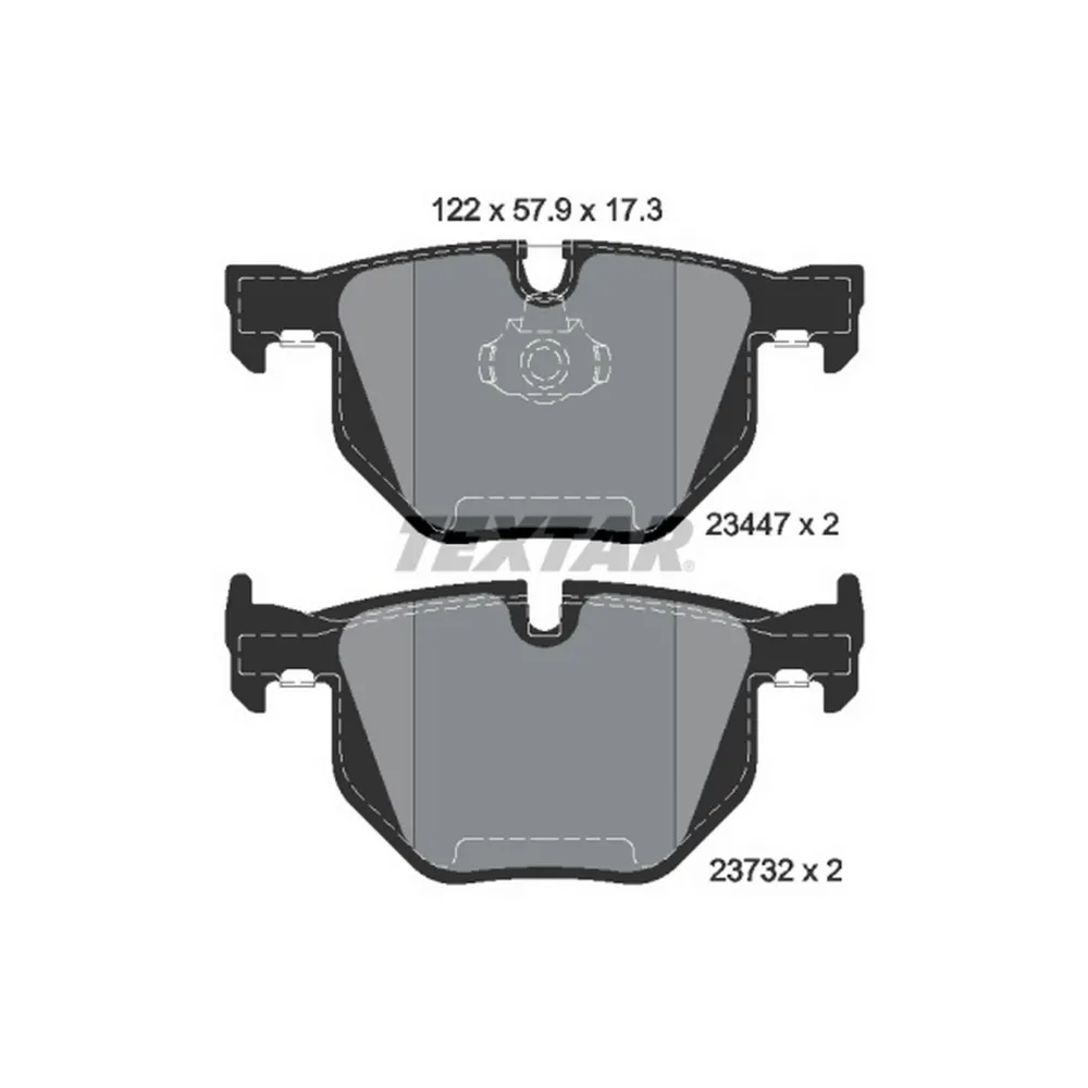 FREN BALATASI ARKA BMW E70 F15 E71 F16