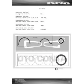 Alt Takim Contasi Clio Ii-Kng 1.4 E7J 624-626-634-635-780 Keçeli