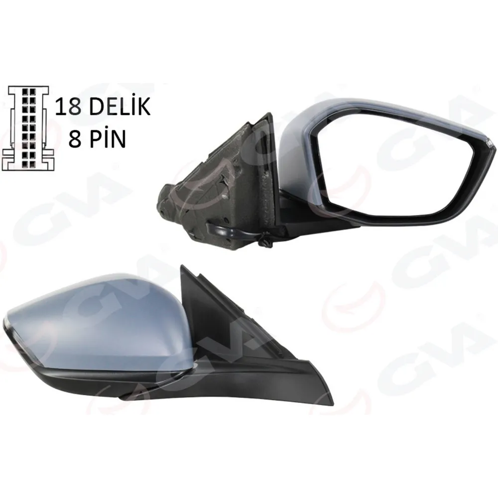 DIŞ DİKİZ AYNASI SAĞ OPEL ASTRA L 22> PEUGEOT P308 22> MANUEL KATLANIR