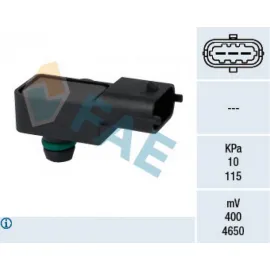 EMME MANİFOLD BASINÇ MAP SENSÖRÜ CORSA D-AGILA 1.0-1.2-1.4 06> VECTRA C 2.8 V6 05>