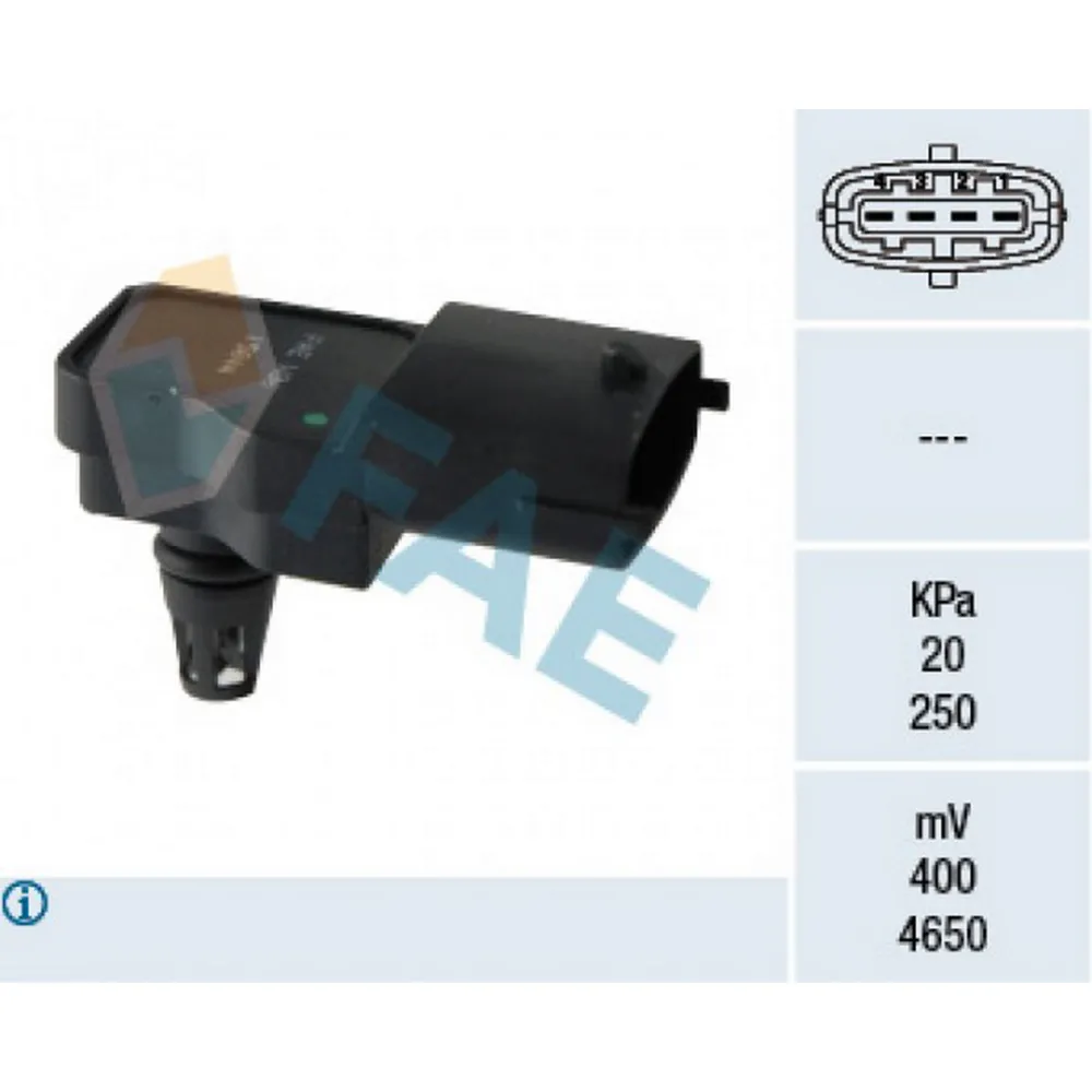 BASINÇ MAP SENSÖRÜ ASTRA G-H-J-INSIGNIA A-CORSA D-MERIVA A-B-VECTRA C-ZAFIRA B 1.4 NET-NEL-1.6 LET-X NT-LET-LER 2.0 LEH-LEL-LER