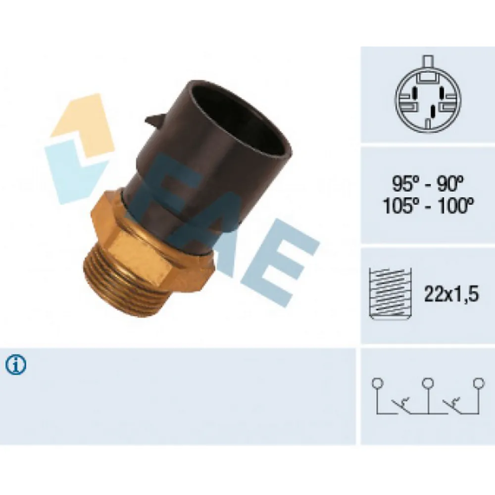 FAN MÜŞÜRÜ 90-95c ASTRA F 1.7-1.8-2.0 93-98 -OMEGA B 94-03 -VECTRA A 94-95 2.0