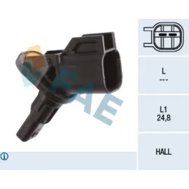 ABS SENSÖRÜ KABLOSUZ FOCUS II 04>CMAX-GALAXY-KUGA-MONDEO-SMAX 07>VOLVO C30 06>V40 12>V50 ESP SİZ