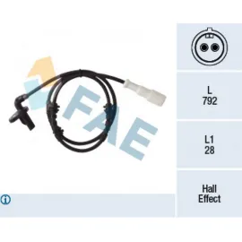 ABS SENSÖRÜ ARKA SOL RENAULT CLİO THALİA 98>
