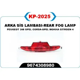 REFLEKTOR ARKA TAMPON ORTA OPEL CORSA F 19> MOKKA 20> PEUGEOT P208 15> CITROEN C4 20> DS3 18>