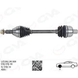 KOMPLE AKS ÖN SAĞ OPEL INSIGNIA 1.6 T A16LET M-T 08-