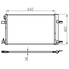 KLİMA KONDENSERİ RADYATÖRÜ - OTOMATİK ASTRA J-ZAFIRA C-CRUZE 1.4-1.6-1.7-2.0