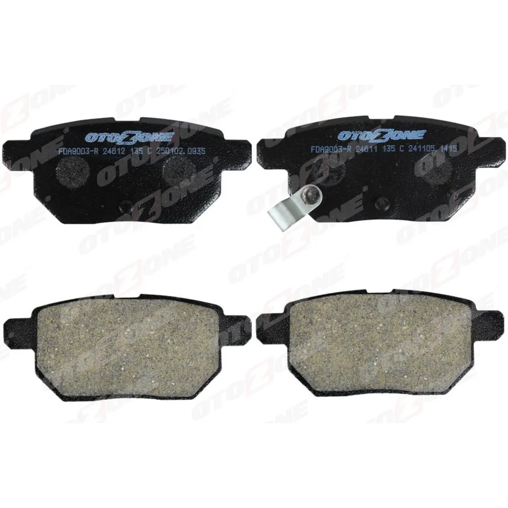 ARKA BALATA AURIS-COROLLA 1.4-1.6 VVTI 07-10 1.4D 1.6 13 YARIS 1.0 VVTİ 06 1.8 VVTİ 07 GDB3454