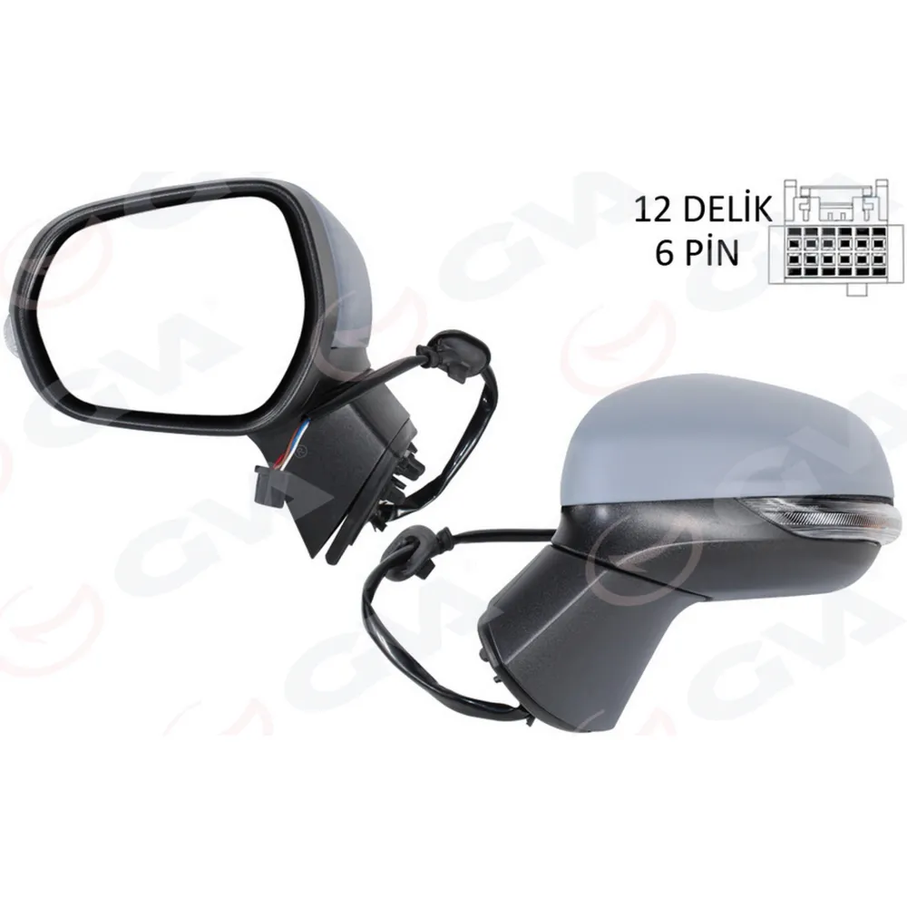 DIŞ DİKİZ AYNASI SOL ELEKTRİKLİ ISITMALI ASTARLI CONVEX PUMA 19-