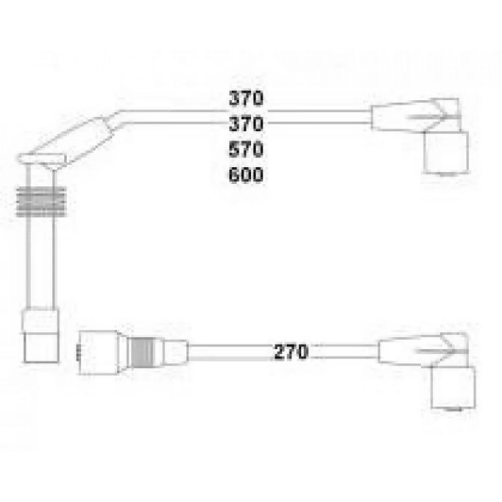 BUJİ KABLOSU TAKIMI LPG Lİ ASTRA F 91>98 VECTRA A 88>95 1.8-2.0İ 18SV-C18NZ-20NE-C20NE VECTRA B 1.6 16LZ2