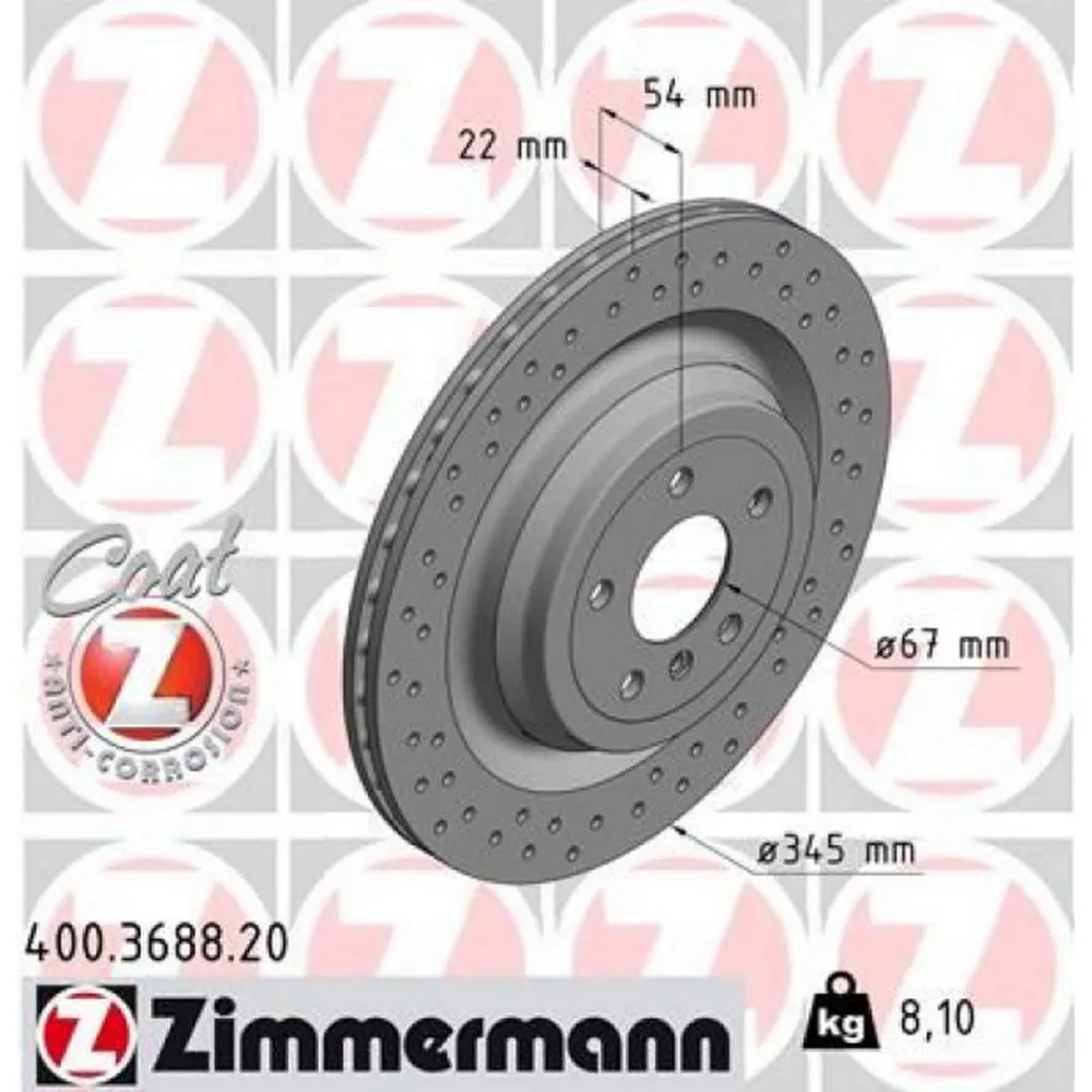 FREN DISKI ARKA 4-matic MERCEDES W166 X166