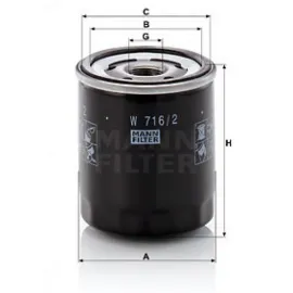 YAĞ FİLTRESİ FIAT EGEA 1.4 16 > 500X 1.4 14 >