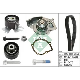 DEVİRDAİMLİ EKSATRİK GERGİ KİTİ P308-P407-P508-P3008-P5008-EXPERT-RCZ-JUMPY-C4-C5-C8-DS4-DS5- KUGA-MONDEO 2.0 TDCI-HDI TOYOTA PROACE 2.0 D