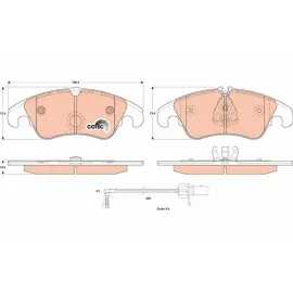 Ön Balata Fişli Audi A4-A5-A6-A7-Q5 2008 >