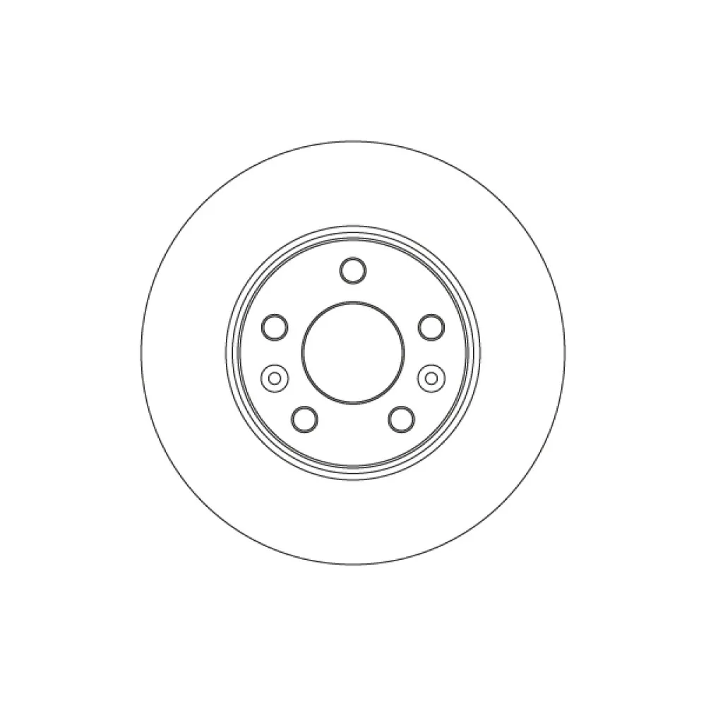 Ön Fren Diski Renault Megane Iv 15> Talisman 15> Diş Çap:296Mm K:26Mm Y:44Mm 5 Delik