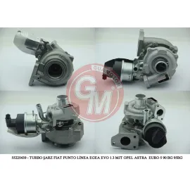 TURBO ŞARJ FIAT DOBLO PUNTO LİNEA EGEA EVO 1.3 MJT 75-90-95 BG BİPPER HDI 75BG OPEL ASTRA COMBO COR SA