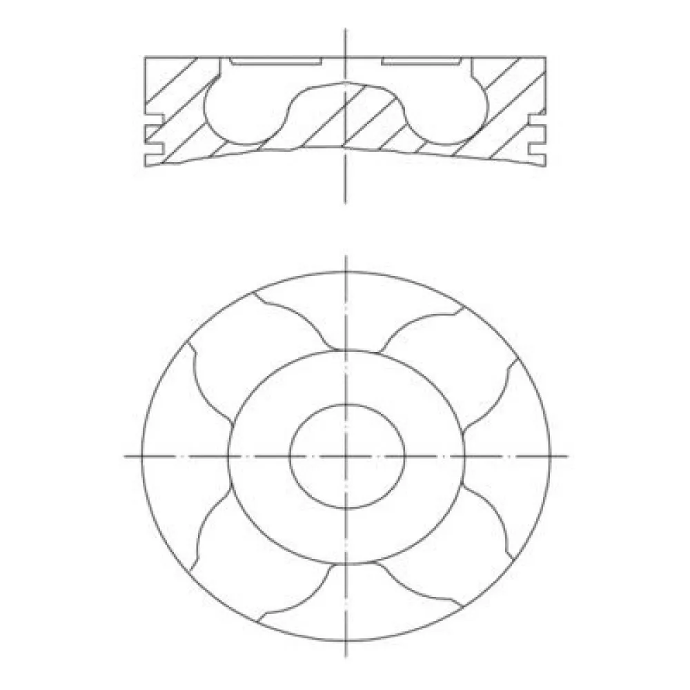 Piston Segman 75 Mm (+0.60) P206-P307-Partner C4-C5 Ii-P308 Dv6 (1,6Hdi 16V) Focus Cmax 1,6Tdci -0,20 Kisa