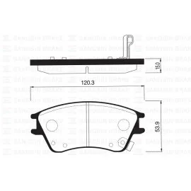 ÖN BALATA DİSK HYUNDAI ELANTRA XD 1.5 00-06
