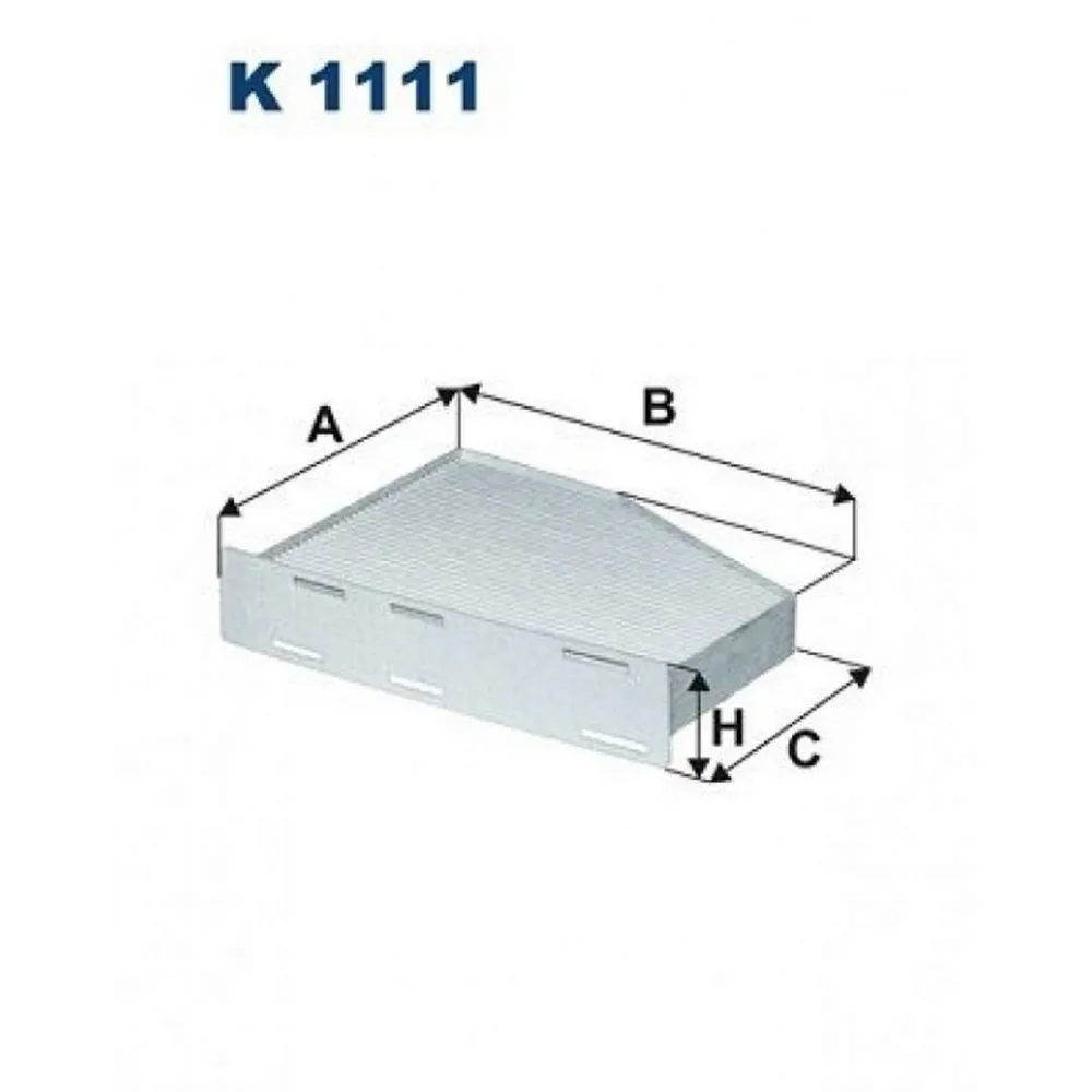 POLEN FİLTRESİ CADDY III-JETTA III-PASSAT-TOURAN-GOLF V 1.4-16FSI-1.4TSI-1.6TDI-1.8TSI-1.9TDI-2.0TDI K1111