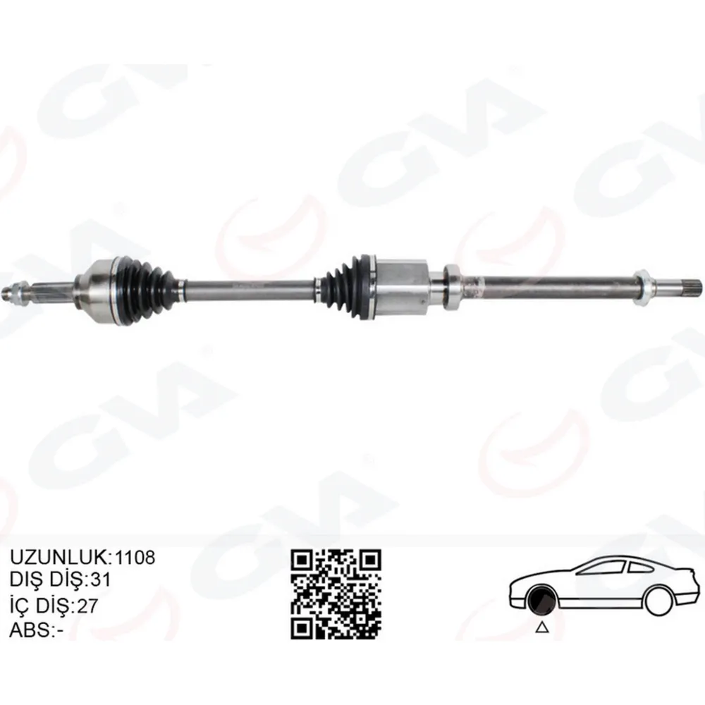 KOMPLE AKS ÖN SAĞ CUSTOM 17> 2.0 ECOBLUE AUTO AM