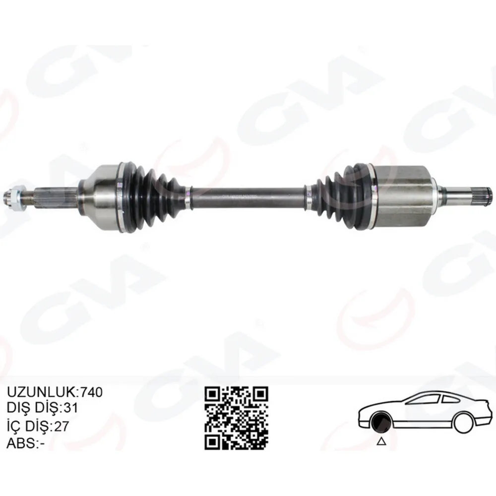 KOMPLE AKS ÖN SOL CUSTOM 17> 2.0 ECOBLUE AUTO AM
