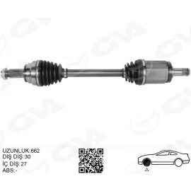 KOMPLE AKS ÖN SOL BMW X5 E70 F15 X6 F16 E71 E72 662MM