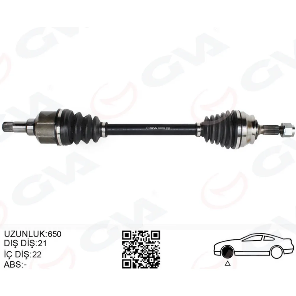 KOMPLE AKS SOL ON PSA 2008 I 1.2 M-T 05- CITROEN C3 III 1.2 M-T 16- C4 CACTUS 1.2 M-T 14-