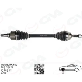 KOMPLE AKS SOL ON PSA 2008 I 1.2 M-T 05- CITROEN C3 III 1.2 M-T 16- C4 CACTUS 1.2 M-T 14-