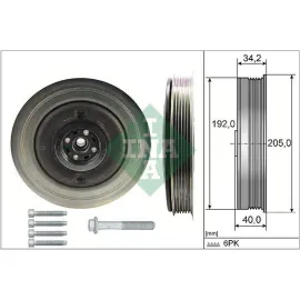 KRANK KASNAGI VOLVO S60 II 2.0 D2 15>18 S80 II D4 13>16 S90 II D3 16>18 V40 V70 III D2 13>16 XC40 2.0 D3 18>21 T4 AWD 14>