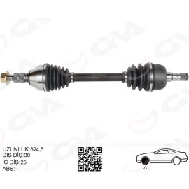 KOMPLE AKS ÖN SOL OPEL INSIGNIA 1.6 T A16LET M-T 08-