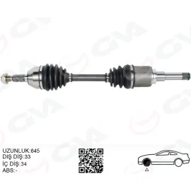 KOMPLE AKS ÖN SOL OPEL ASTRA J 1.4 T-1.6i A-T 09-16