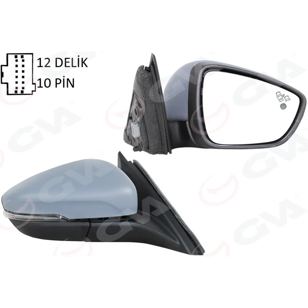 DIŞ DİKİZ AYNASI SAĞ FORD FOCUS 18> ELEKTRİKLİ ISITMALI SİNYALLİ ASTARLI KATLANIR